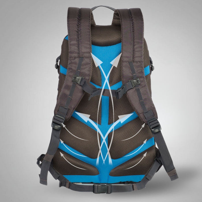 Ceļojumu mugursoma FHM Motion melna 25L 