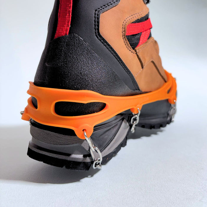 Ice Crampons Universal Orange silicone size 38-44