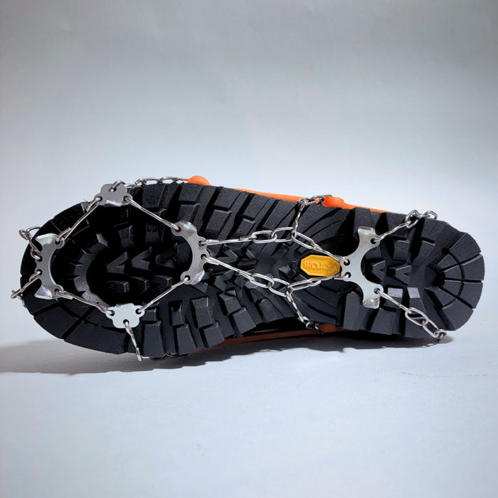 Ice Crampons Universal Orange silicone size 38-44