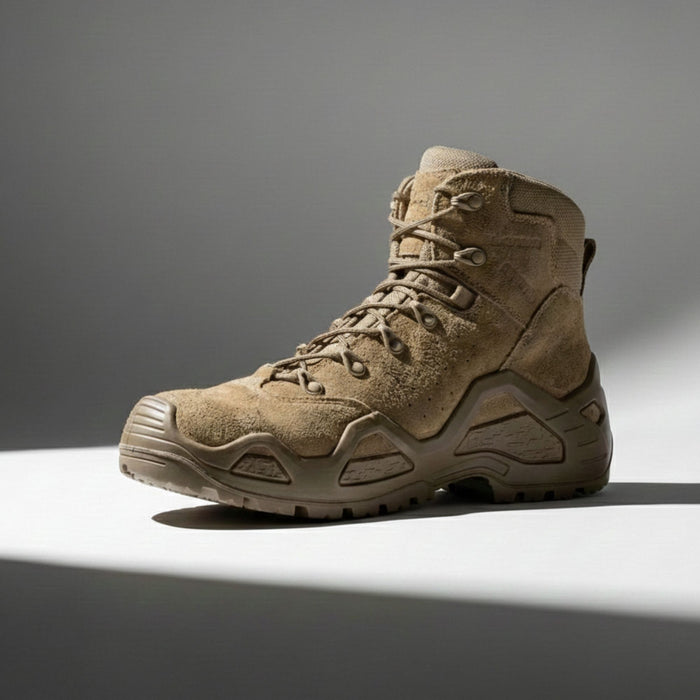 Army Boots LOWA Z-6S Suede Upper Coyote Without Goretex