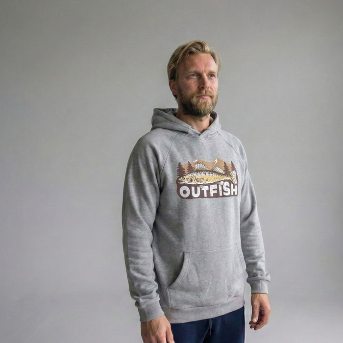 Džemperis ar Kapuci Outfish Zandarts Gaiši pelēks