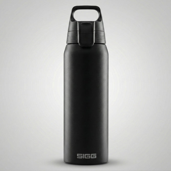 Термос SIGG Shield Therm ONE 1L + чёрная нержавеющая сталь