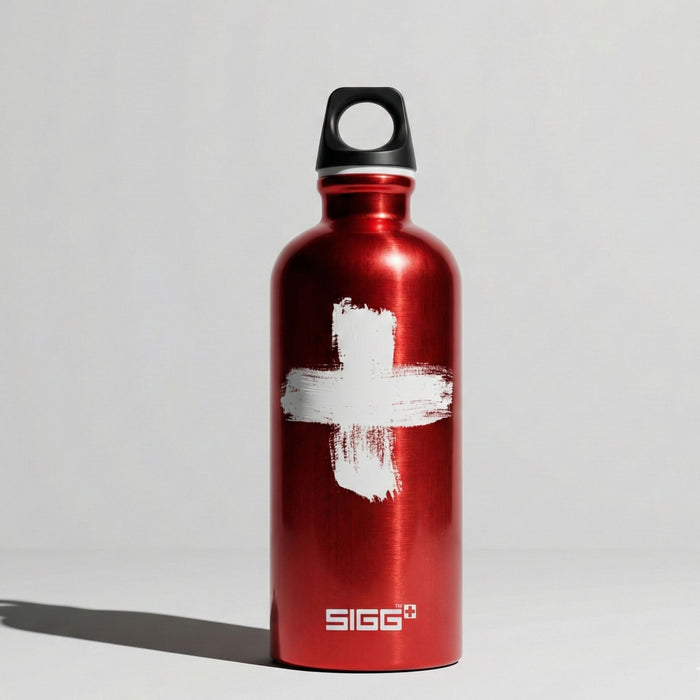 Алюминевая питьевая бутылка SIGG Traveller красная