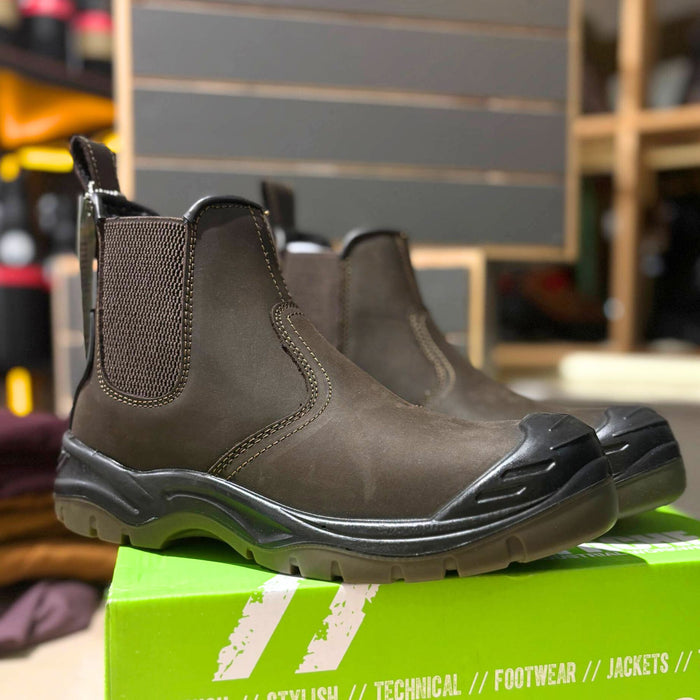 Защитные ботинки Apache коричневая кожа 43 размер