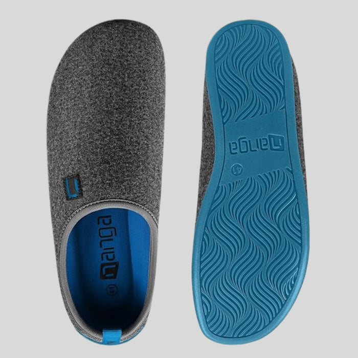 Mājas čības NANGA Unisex vilnas filcs ar neslīdošu gumijas zoli