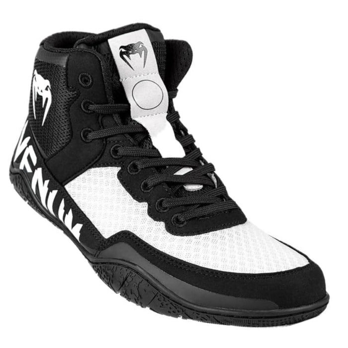 Борцовская обувь Venum Elite Black and White