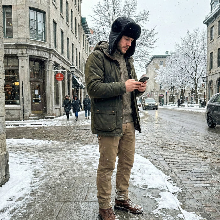 Ausaine Ziemas cepure Trapper Ušanka Urban Classics Melna