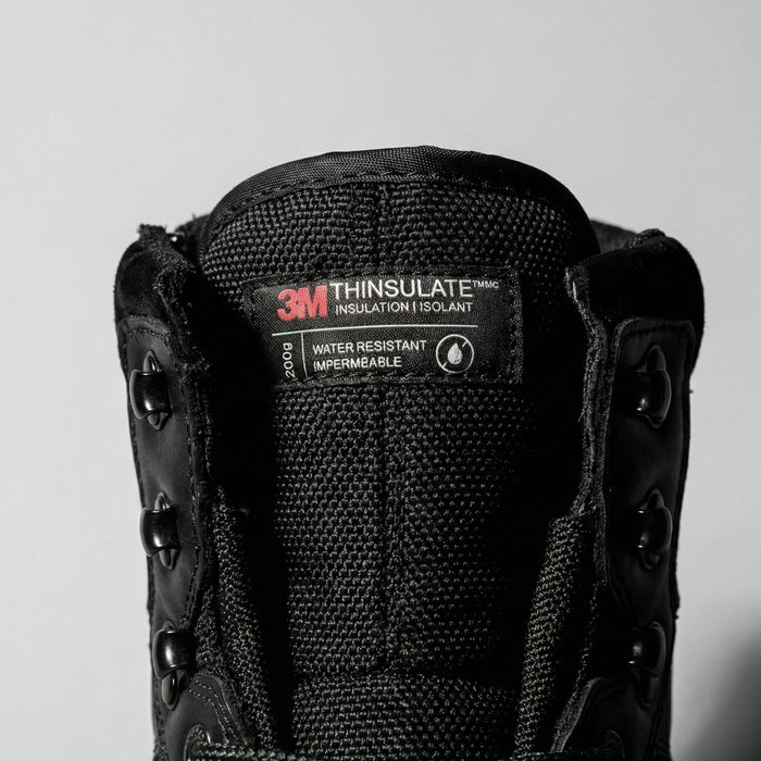 Ziemas armijas zābaki Mil-Tec Tactical Black no ādas ar Thinsulate siltinājumu