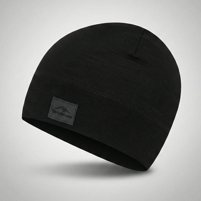 LIGHT MERINOULL BEANIE Hat black