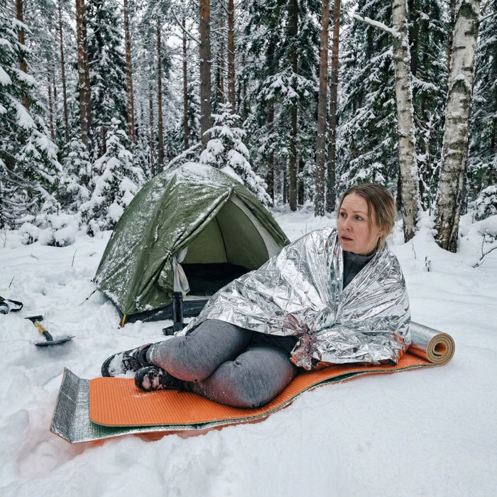 Termālā sega atstarojoša izdzīvošanas sega