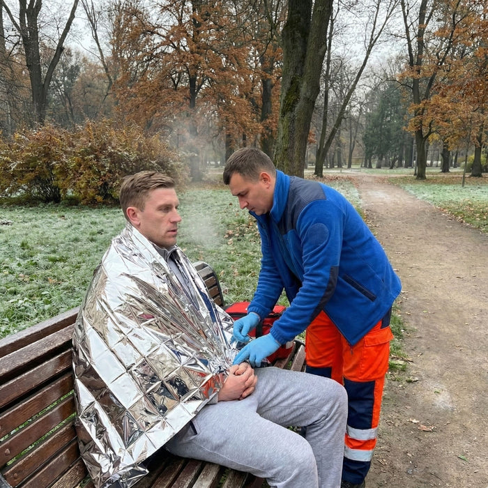 Termālā sega atstarojoša izdzīvošanas sega