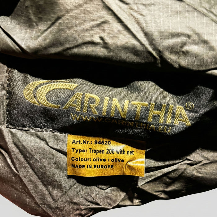 Военный спальный мешок Carinthia Tropen 200 с противомоскитной сеткой +5C / 1300 г