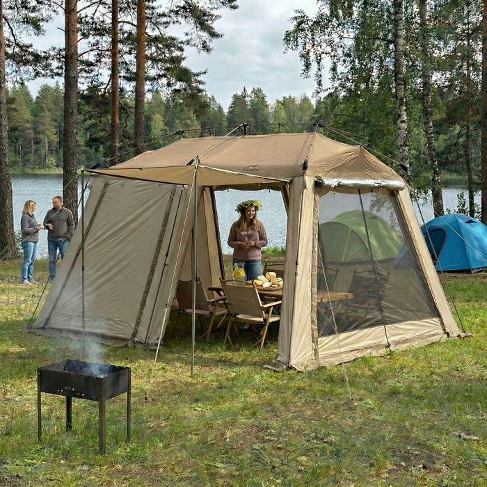 Nojumes Noma Ātri Saliekama Nojume 8 cilvēkiem Naturehike Village