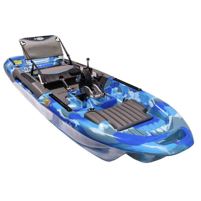 Рыболовный каяк 3Waters BIG FISH 103 с педальной платформой повышенной устойчивости