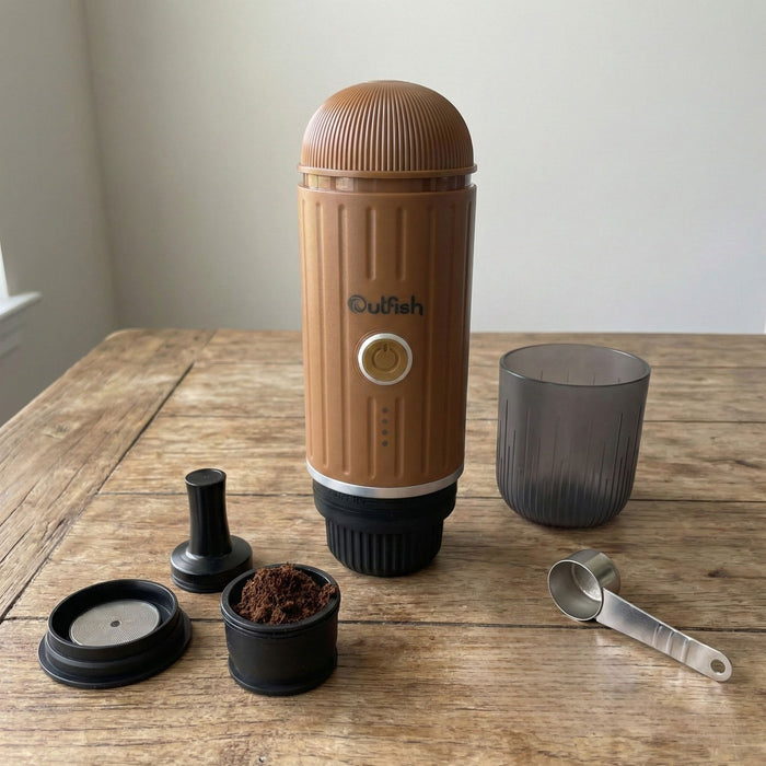 Portable Coffee Maker for Camping, Car, Boat Self-Heating