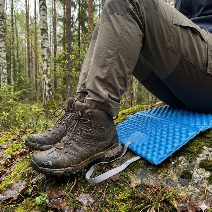 Sitting pad Folding Sitting Pad blue IXPE foam