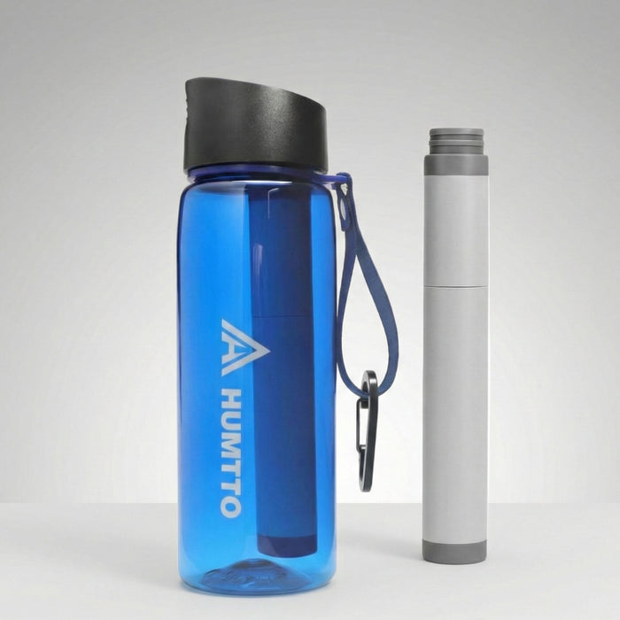 Бутылка с фильтром для воды 650 мл Синяя