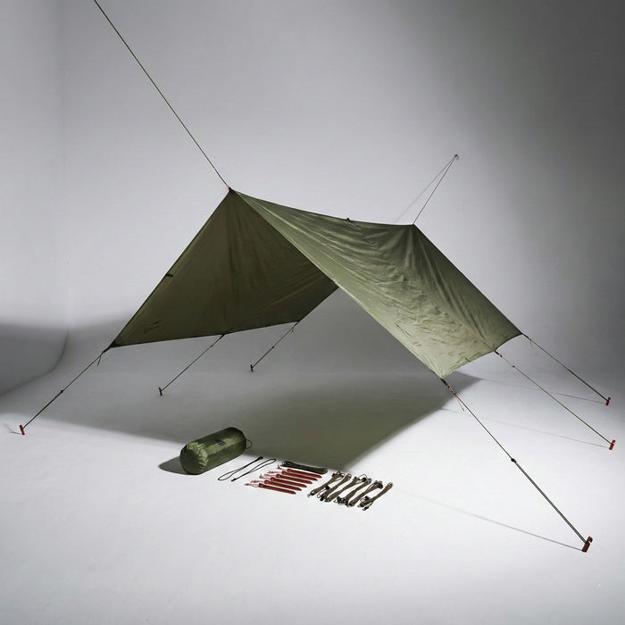 Ультралёгкий тент Bushmen EASY Tarp 2×3  Зеленый 550г