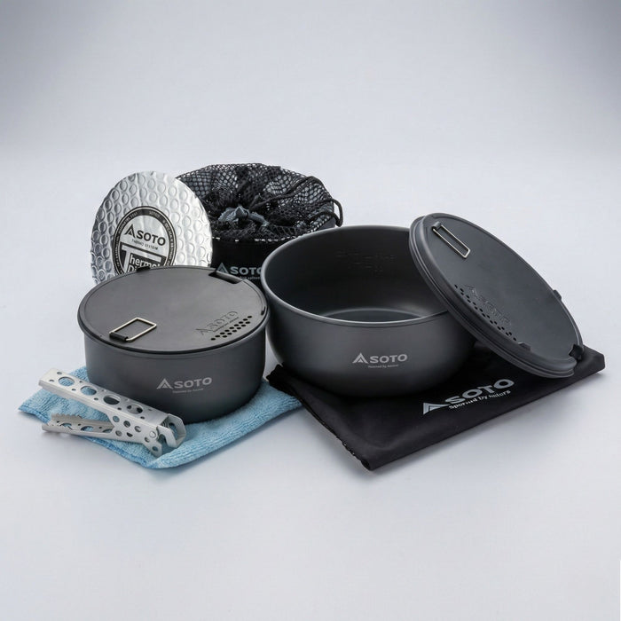 Tūrisma trauku komplekts SOTO Navigator SOD-501 anodēts alumīnijs  480g