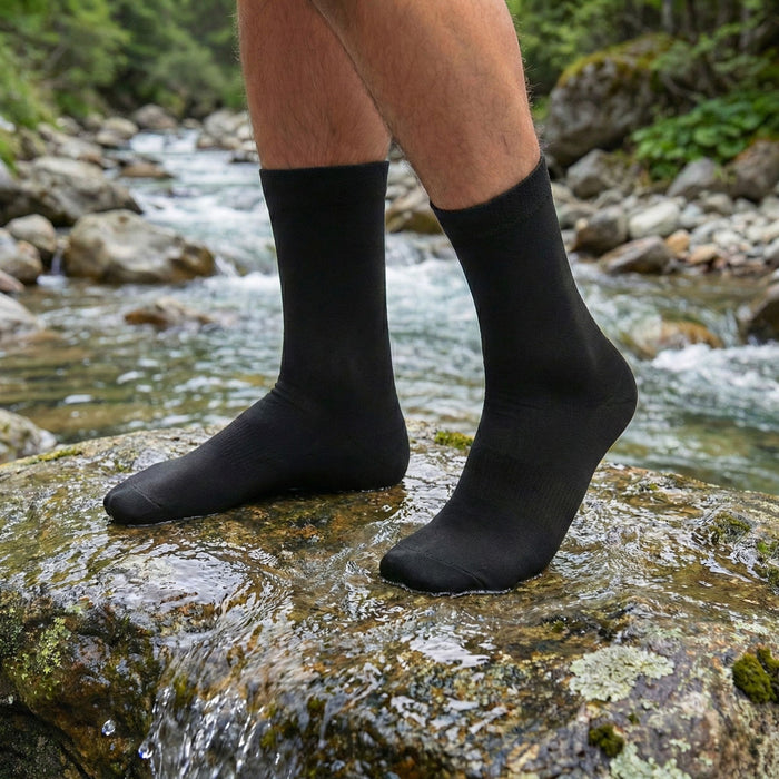 Водонепроницаемые Носки Outfish 3-Слойные Нейлон Шерсть Мембрана Черные