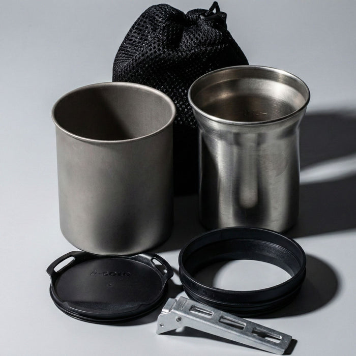 Ultralight Cooking Set SOTO Thermostack OD-TSK Titanium Steel 182g