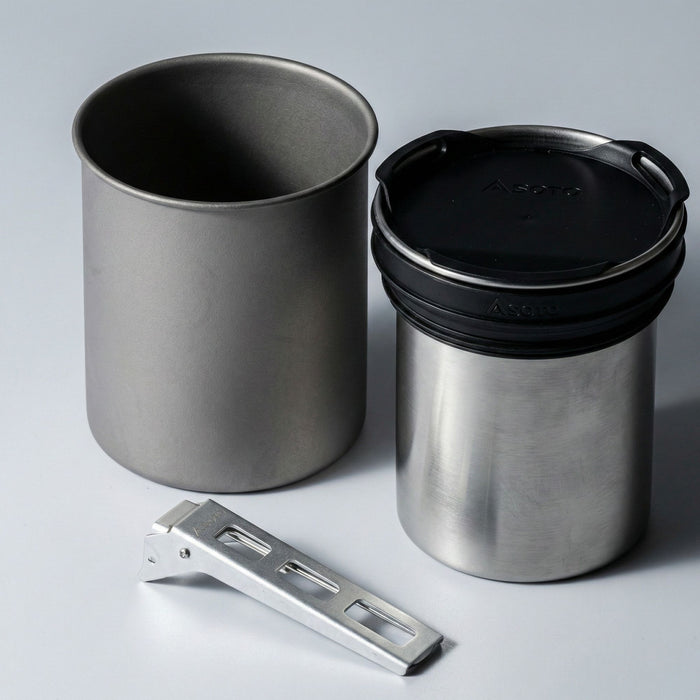 Ultralight Cooking Set SOTO Thermostack OD-TSK Titanium Steel 182g