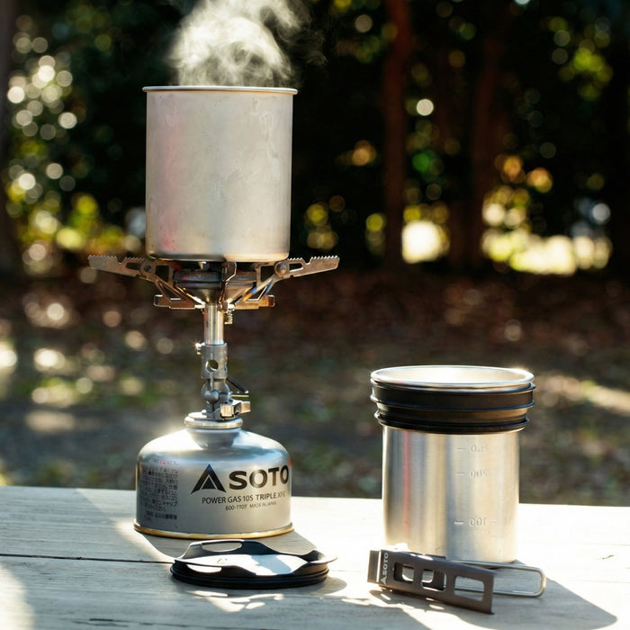 Ultralight Cooking Set SOTO Thermostack OD-TSK Titanium Steel 182g