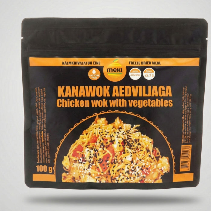 Chicken wok with vegetable 100g