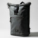 Beagles Gray roll-top backpack waterproof