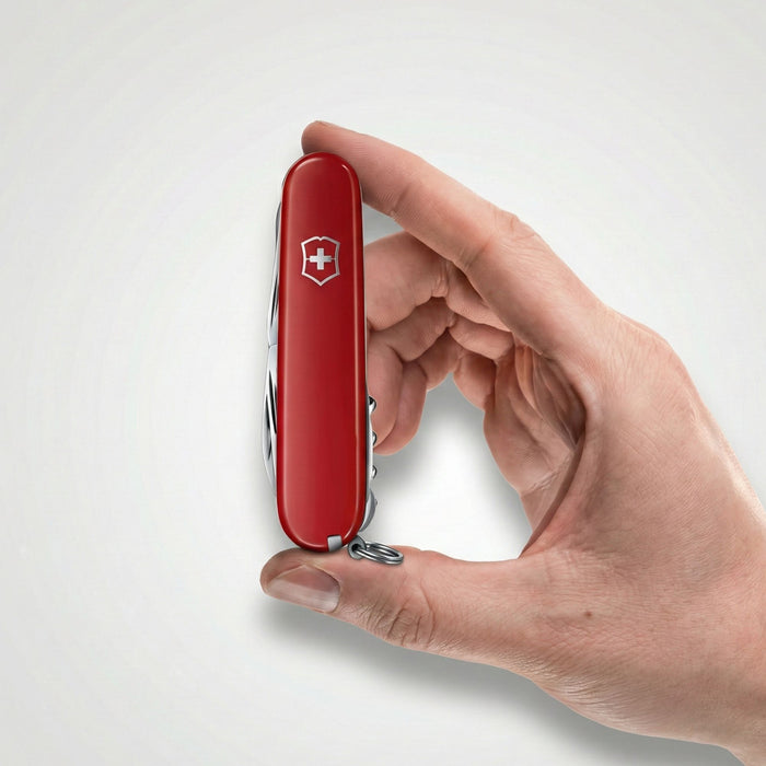 Multifunkcionālais nazis Victorinox Huntsman ABS kabatas instruments ar 15 funkcijām sarkans