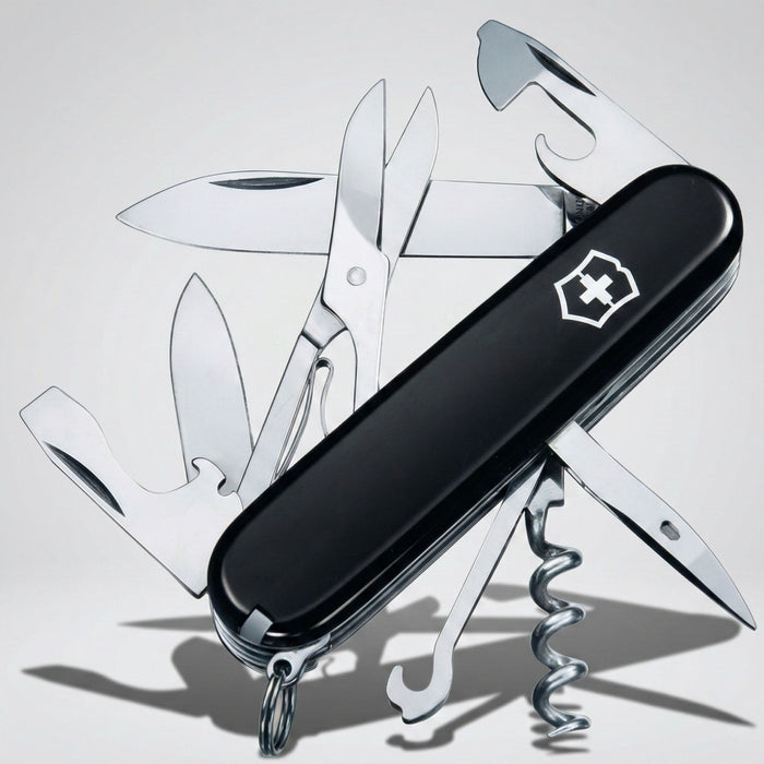 Multifunkcionālais nazis Victorinox Climber ABS Swiss Made ar 14 funkcijām melns