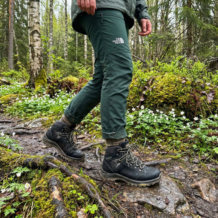 Hiking Boots Grisport 14409N43t Nubuck Vibram Sole Waterproof Black