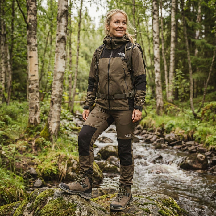 Grisport women membrane mid hiking boots beige