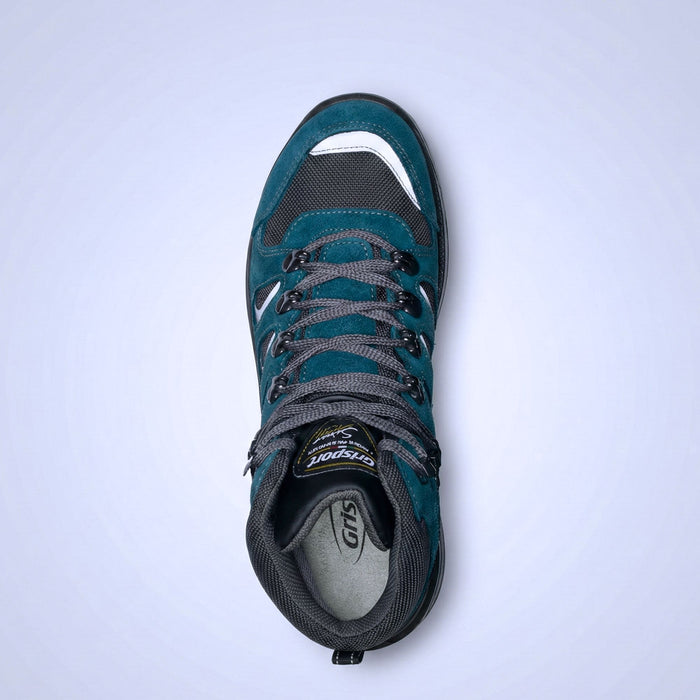 Треккинговые ботинки Grisport синие непромокаемые из нубука