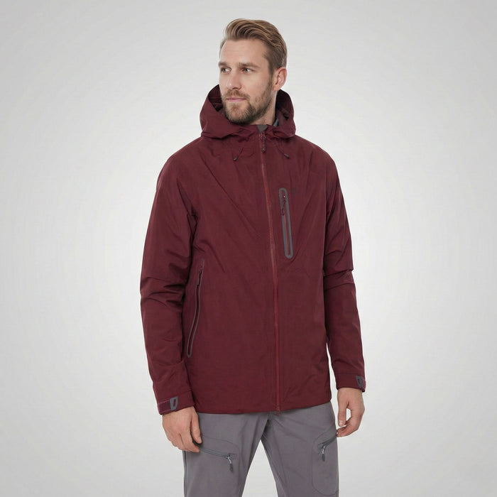 FHM Pharos Мембранная куртка Дождевик 10000 mm Бордовая