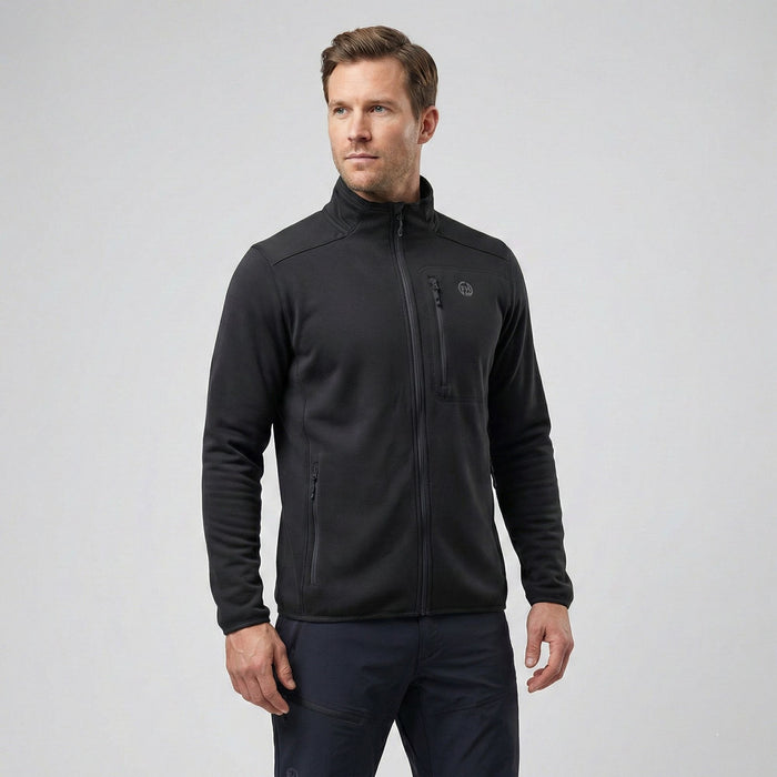 Софтшелл куртка FHM Nuk эластичная ветрозащита Черная