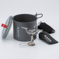 gāzes deglis ar aizdedzi un katls ēdienu pagatavošanai, 141g SOTO New River Amicus 