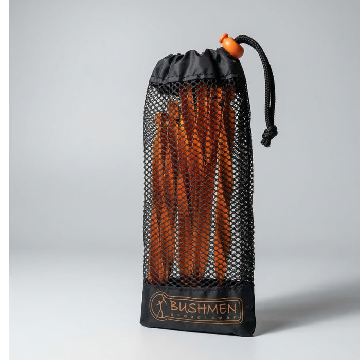 Ultralight nojumes mietiņi Bushmen TWISTER alumīnija skrūves formas oranži 8g