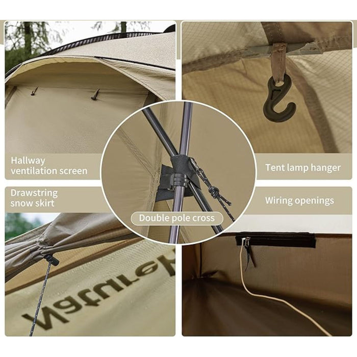 Tunnel Tent Naturehike Aires UV Protection 4+ person