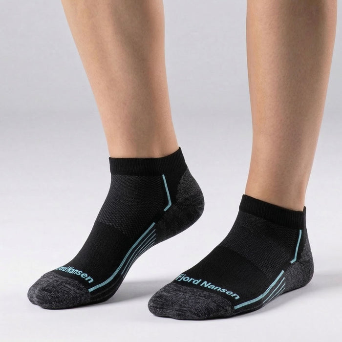 Socks for low hiking boots NIS SNEAKER KEVLAR black/wavy blue