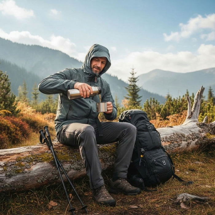 Ultraviegls Ūdensizturīgs kostīms FHM Explorer zaļš 10000 mm membrāna