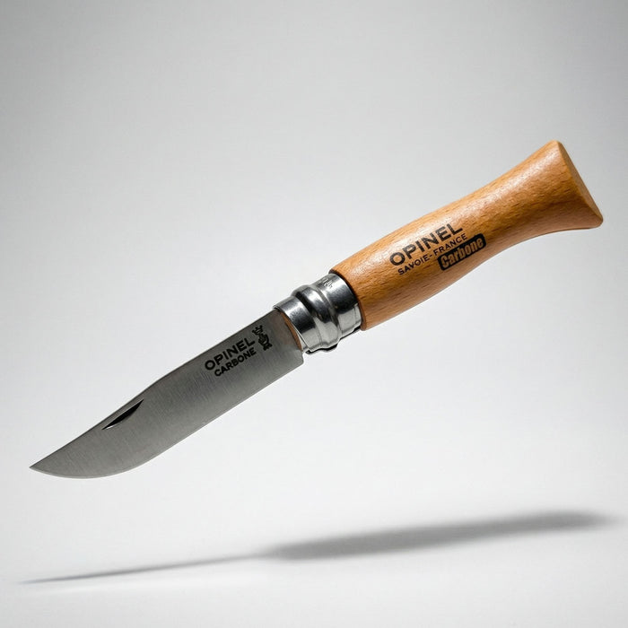 Saliekamais nazis Opinel Carbon No. 08 oglekļa tērauds un dižskābardis