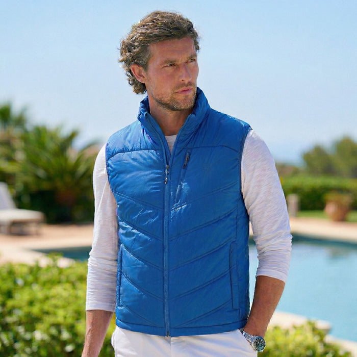 Insulated Vest FHM Mild DuPont Sorona Blue
