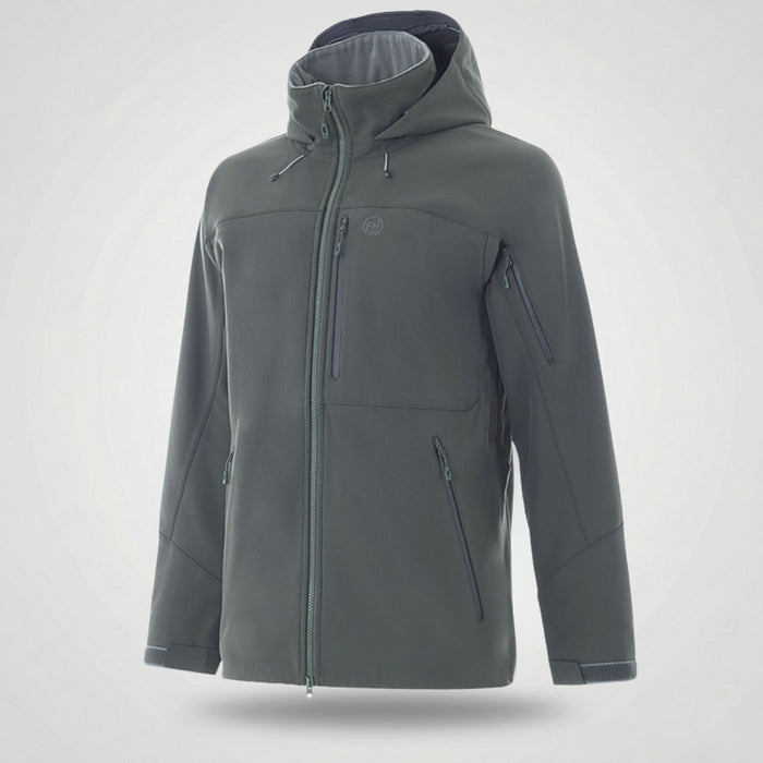 FHM Stream Влагозащитная Тактическая Softshell Куртка Темно Зеленая