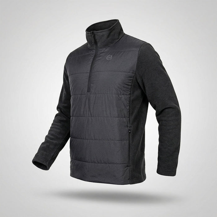 Гибридная куртка-анорак FHM Innova Primaloft Silver черная