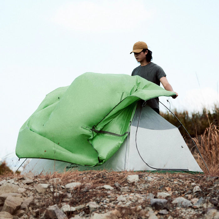 Туристическая палатка Naturehike Cloud Up Base 2-местная зеленая