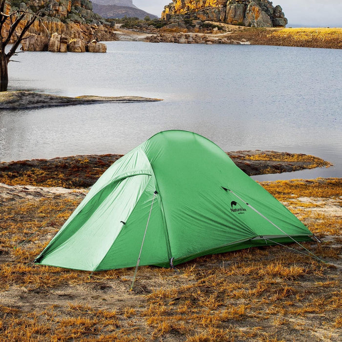 Туристическая палатка Naturehike Cloud Up Base 2-местная зеленая