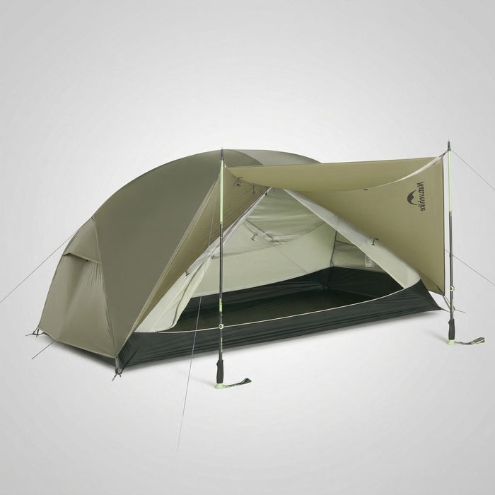 Ультралегкая палатка Naturehike Mongar Pro 20D двухместная 1.96 kg для высоких людей