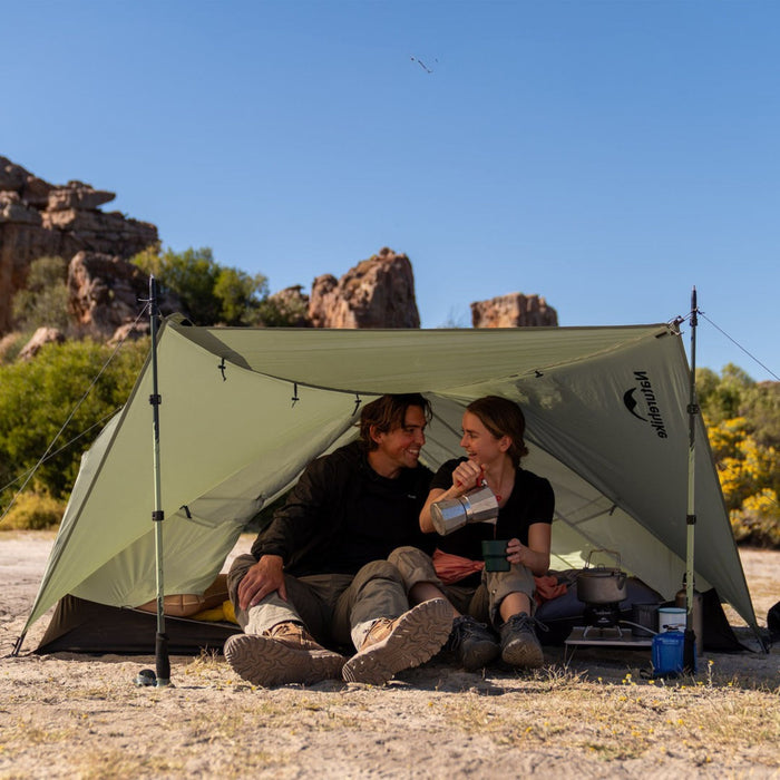 Ультралегкая палатка Naturehike Mongar Pro 20D двухместная 1.96 kg для высоких людей