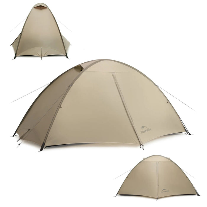 Четырехсезонная палатка Naturehike Giling PRO одноместная 1.59 kg песочная
